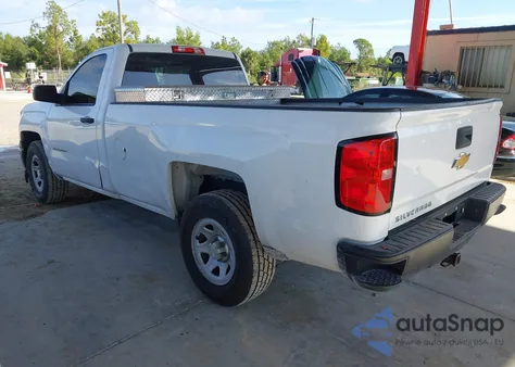 2015 Chevrolet Silverado 1500 Wt из США, поврежденный, VIN 1GCNCPEH4FZ390920